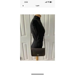 Coach Dinky Crossbody Bag Brown  #0673-216 Vintage Made in NYC USA